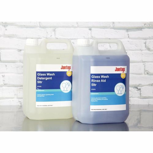 Jantex Glasswasher Detergent and Rinse Aid Concentrate 5Ltr (2 Pack) - SA487 - 5