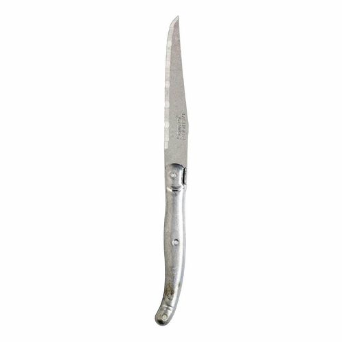 Laguiole Serrated Steak Knives Vintage Stainless Steel Handle (Pack of 6) - VV1144 - 1