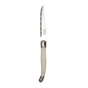 Laguiole Serrated Steak Knives White Handle (Pack of 6) - VV957 - 1