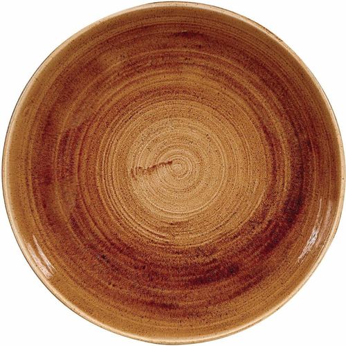 Churchill Stonecast Patina Coupe Bowls Vintage Copper 248mm (Pack of 12) - DR664 - 2