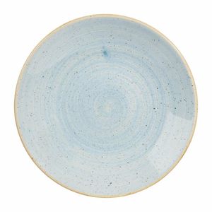 Churchill Stonecast Deep Coupe Plates Duck Egg Blue 225mm (Pack of 12) - CY832 - 1