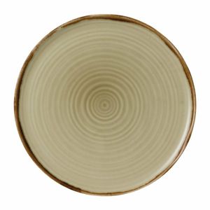Dudson Harvest Linen Organic Coupe Flat Plate 317mm (Pack of 6) - FR085 - 1