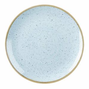 Churchill Stonecast Round Coupe Plate Duck Egg Blue 165mm (Pack of 12) - DK502 - 1