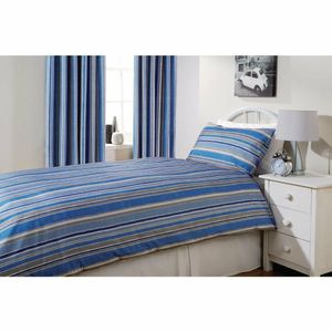 Mitre Essentials Florence Stripe Duvet Cover Cobalt - GU370 - 1