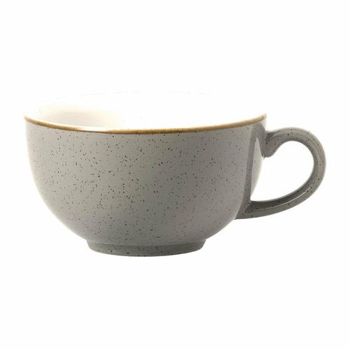 Churchill Stonecast Grey Cappuccino Cup 280ml (Pack of 12) - FR037 - 1