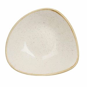 Churchill Stonecast Triangle Bowl Barley White 228mm (Pack of 12) - DK525 - 1