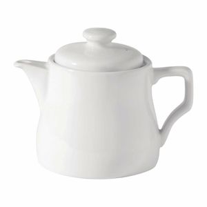 Utopia Titan Teapots White 460ml (Pack of 6) - CW324 - 1