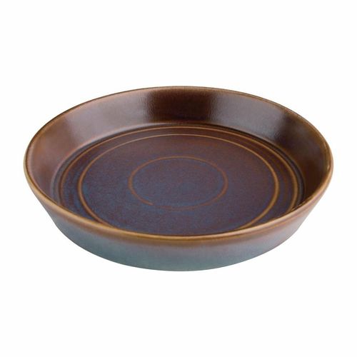 Olympia Cavolo Iridescent Flat Round Bowls 220mm (Pack of 4) - FD913 - 1