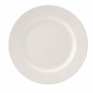 Utopia Pure White Wide Rim Plates 203mm (Pack of 24) - DY311 - 1