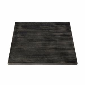 Bolero Pre-drilled Square Table Top Vintage Black 700mm - CY969 - 3