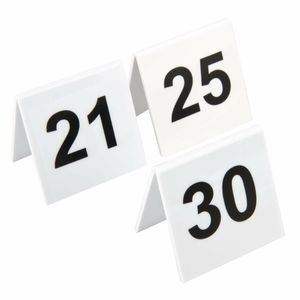 Plastic Table Numbers 21-30 - L983 - 1
