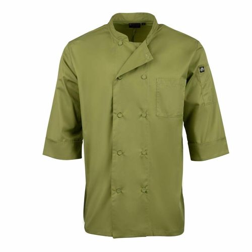 Chef Works Unisex Chefs Jacket Lime XS - B107-XS - 1