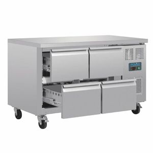 Polar U-Series Four Drawer Gastronorm Counter Fridge - DA547 - 3