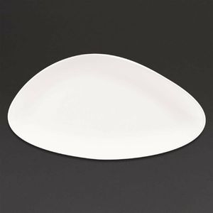 Churchill Lotus Triangular Plates White 350mm (Pack of 6) - DA626 - 3