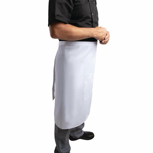 Regular Bistro Apron White - B132 - 6