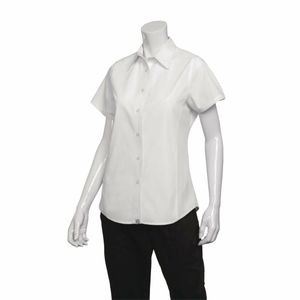 Chef Works Womens Cool Vent Chefs Shirt White 2XL - B180-XXL - 3