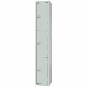 Elite Three Door Manual Combination Locker Locker Grey - W931-CL - 1
