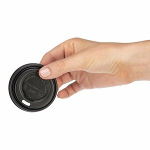 Fiesta Compostable Espresso Cup Lids 113ml / 4oz (Pack of 50) - DY982 - 3