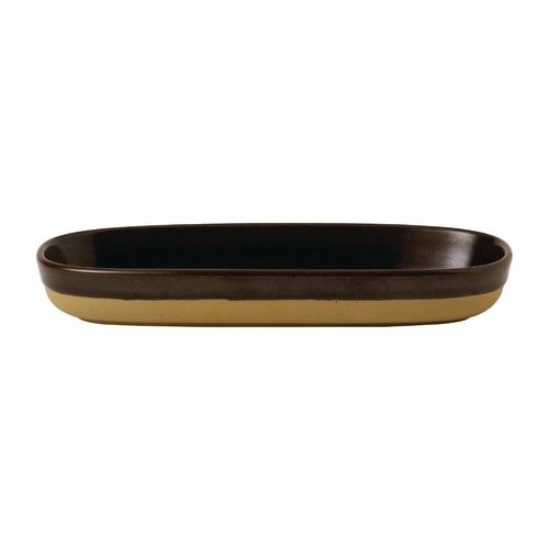 Churchill Emerge Cinnamon Brown Tray 230 x 95mm (Pack of 6) - FR007 - 1