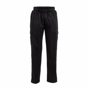 Chef Works Unisex Slim Fit Cargo Chefs Trousers Black M - B222-M - 1