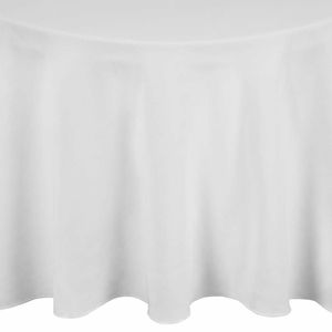 Mitre Essentials Occasions Round Tablecloth White 2300mm - GW439 - 1