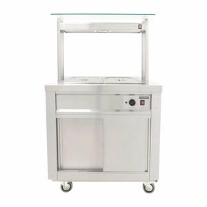 Parry Flexi-Serve Hot Cupboard with Heated Bain Marie 860mm FS-HB2PACK - FD224 - 1