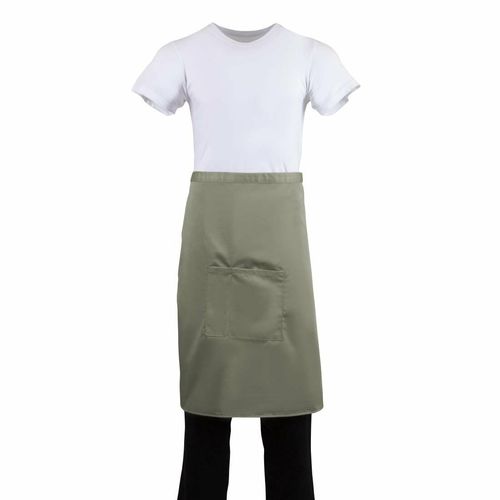 Whites Regular Bistro Apron Olive - B434 - 9