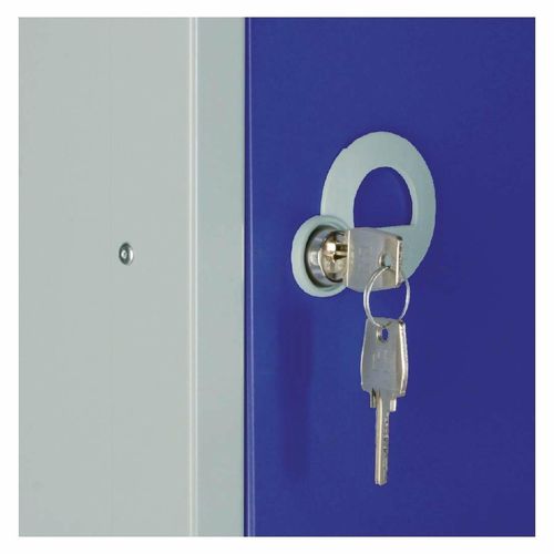 Elite Five Door Camlock Locker Blue - CG617-C - 2