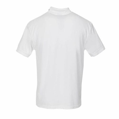 Unisex Polo Shirt White L - A734-L - 5