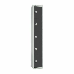 Elite Five Door Electronic Combination Locker Graphite Grey - GR681-EL - 1