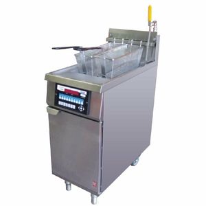Falcon Infinity Single Tank Twin Basket Free Standing Natural Gas Filtration Fryer G2844F - CG966-N - 1