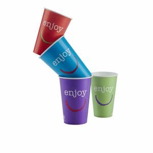 Huhtamaki Enjoy Paper Cold Cups 455ml / 16oz (Pack of 1000) - CM578 - 1