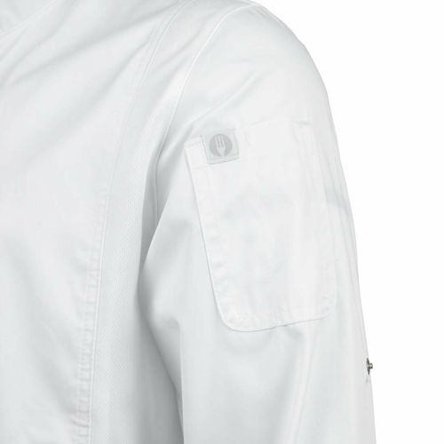 Chef Works Unisex Hartford Lightweight Chef Jacket White Size 3XL - BB264-3XL - 6
