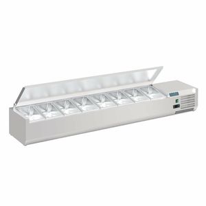 Polar G-Series Countertop Prep Fridge with Lid 8x 1/4GN - FA856 - 3