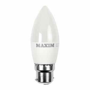 Maxim LED Candle Bayonet Cap Warm White 6W (Pack of 10) - HC662 - 1