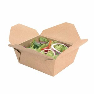 Fiesta Compostable Paperboard Food Cartons 1200ml / 42oz (Pack of 200) - FB674 - 3