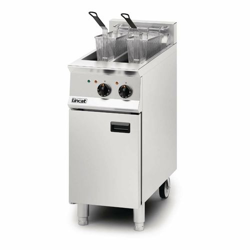 Lincat Opus 800 Twin Tank Twin Basket Free Standing Electric Fryer OE8105 - DM519 - 2