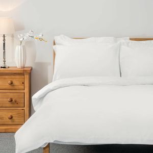 Mitre Comfort Percale Duvet Cover White Super King - GU158 - 1