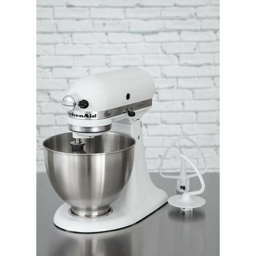KitchenAid K45 Classic Tilt-Head Stand Mixer 4.3Ltr White 5K45SSBWH - J400 - 6