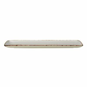 Steelite Brown Dapple Rectangle Three Plates (Pack of 6) - VV767 - 3