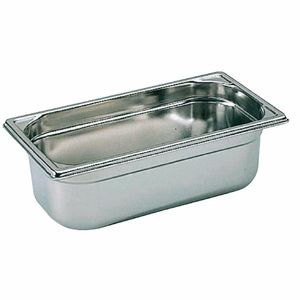Matfer Bourgeat Stainless Steel 1/3 Gastronorm Pan 200mm - K063 - 1