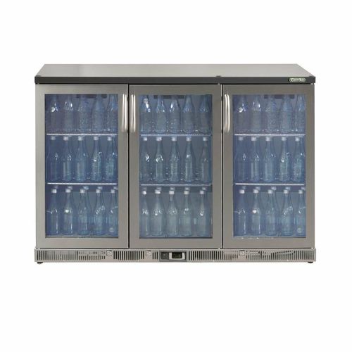 Gamko Bottle Cooler - Triple Hinged Door 315 Ltr Stainless Steel - CE561 - 2