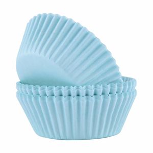 PME Block Colour Cupcake Cases Mint Green, Pack of 60 - 1