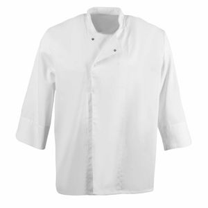 Whites Unisex Atlanta Chef Jacket White Teflon Size M - BB578-M - 3
