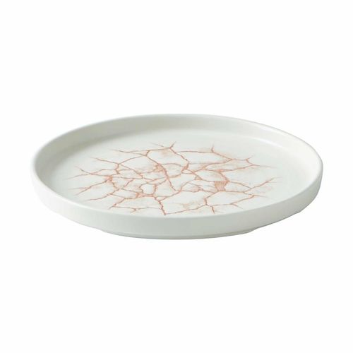 Churchill Studio Prints Kintsugi Walled Plates Coral 220mm (Pack of 6) - 2