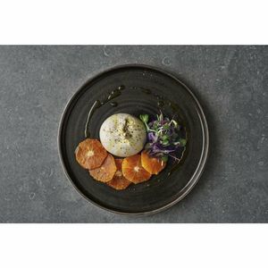 Churchill Stonecast Patina Walled Plates Iron Black 260mm (Pack of 6) - 3
