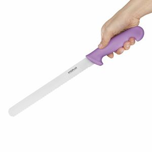 Hygiplas Slicer Serrated Purple 25.4cm - 3