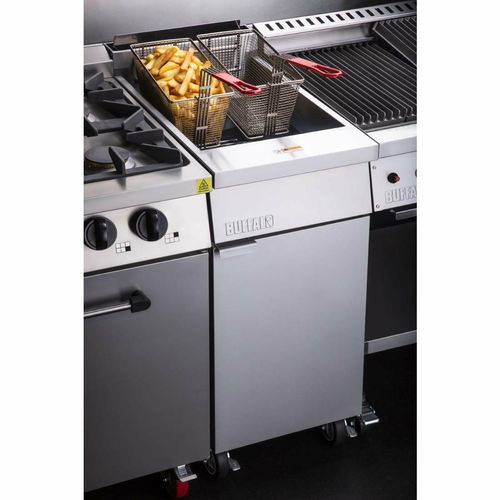 Buffalo Single Tank Twin Basket Freestanding Gas Fryer - 6