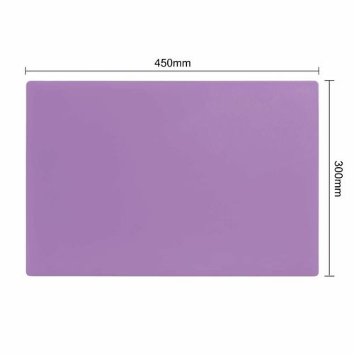 Hygiplas Anti-bacterial Low Density Chopping Board Purple - 450x300x10mm - 4