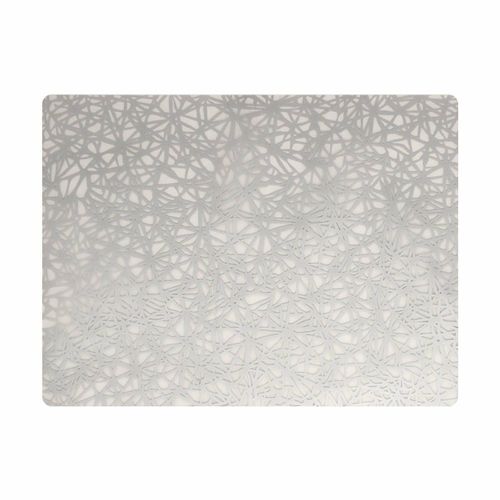 Steelite Modern Twist Silicone Placemat Silver Twine 305x406mm (Pack of 12) - 1